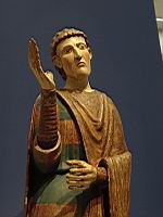 Statue - Vierge et St Jean pleurant, et Christ de deposition - Saint Jean (10)
